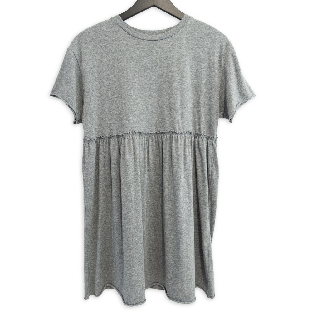Arizona Jean Co Babydoll Dress Women XS Gray Coquette Soft Girl Casual